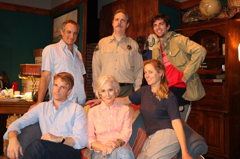 The Cast of Boxing Lessons: (back row) Bruce Nozick, Eric Curtis Johnson, Stephen Tyler Howell (front row) Luke McClure, Susan Wilder, Eve Danzeisen 

Written by John Bunzel, directed by Jack Stehlin at The New American Theatre