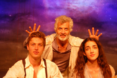 Charles Hunter Paul, Jack Stehlin, Mimi Davila in Tempest Redux, directed and adapted by John Farmanesh-Bocca 

(Odyssey Theatre / New American Theatre)