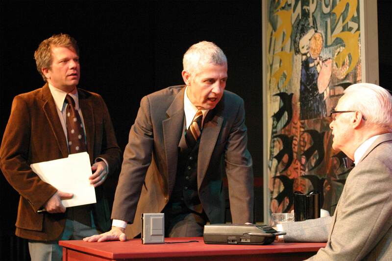 Chet Grissom, Jack Stehlin and Neil Vipond in "More Lies About Jerzy. Photo by Enci