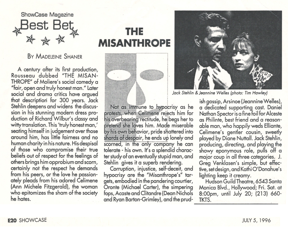 The Misanthrope 1996