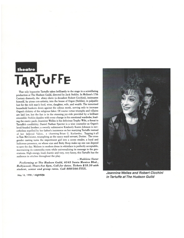 Tartuffe review NiteLife
