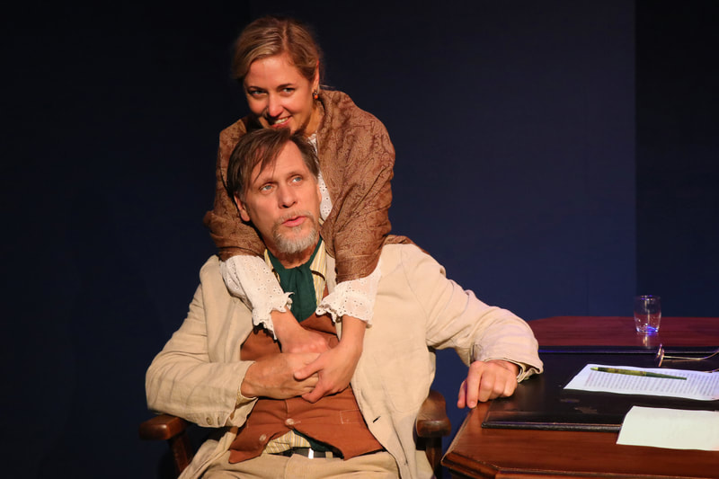 Eve Danzeisen and Don Harvey in Uncle Vanya by Anton Chekhov, directed by Jack Stehlin at The New American Theatre. Photo: Jeannine Wisnosky Stehlin