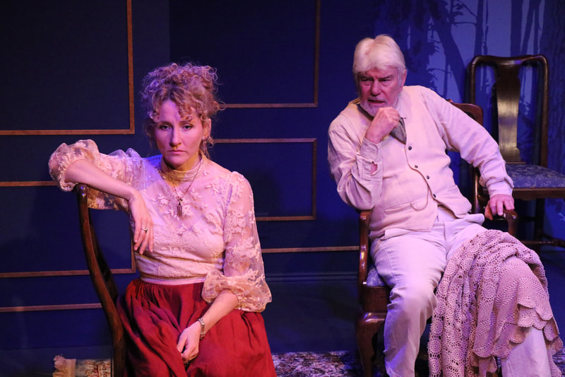 Jade Sealey and David Purdham in Uncle Vanya by Anton Chekhov, directed by Jack Stehlin at The New American Theatre
